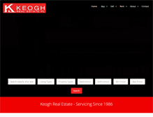 Tablet Screenshot of keoghrealestate.com